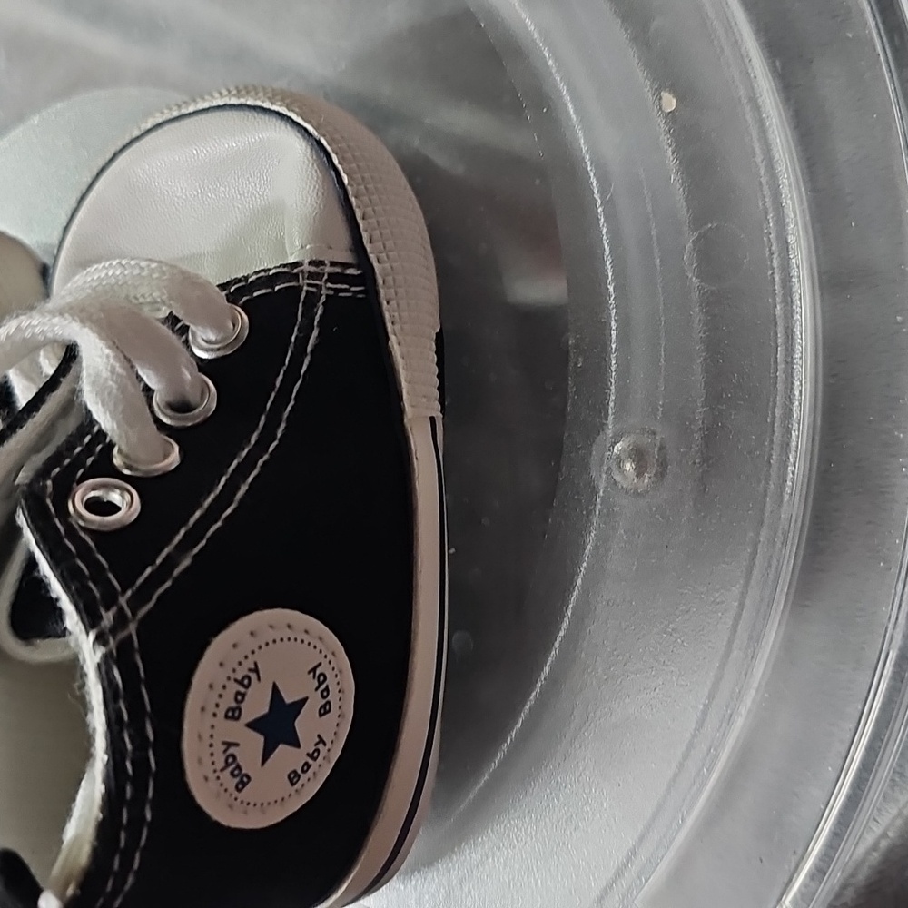I Baby Black and White Sneakers - Picture 5 of 7
